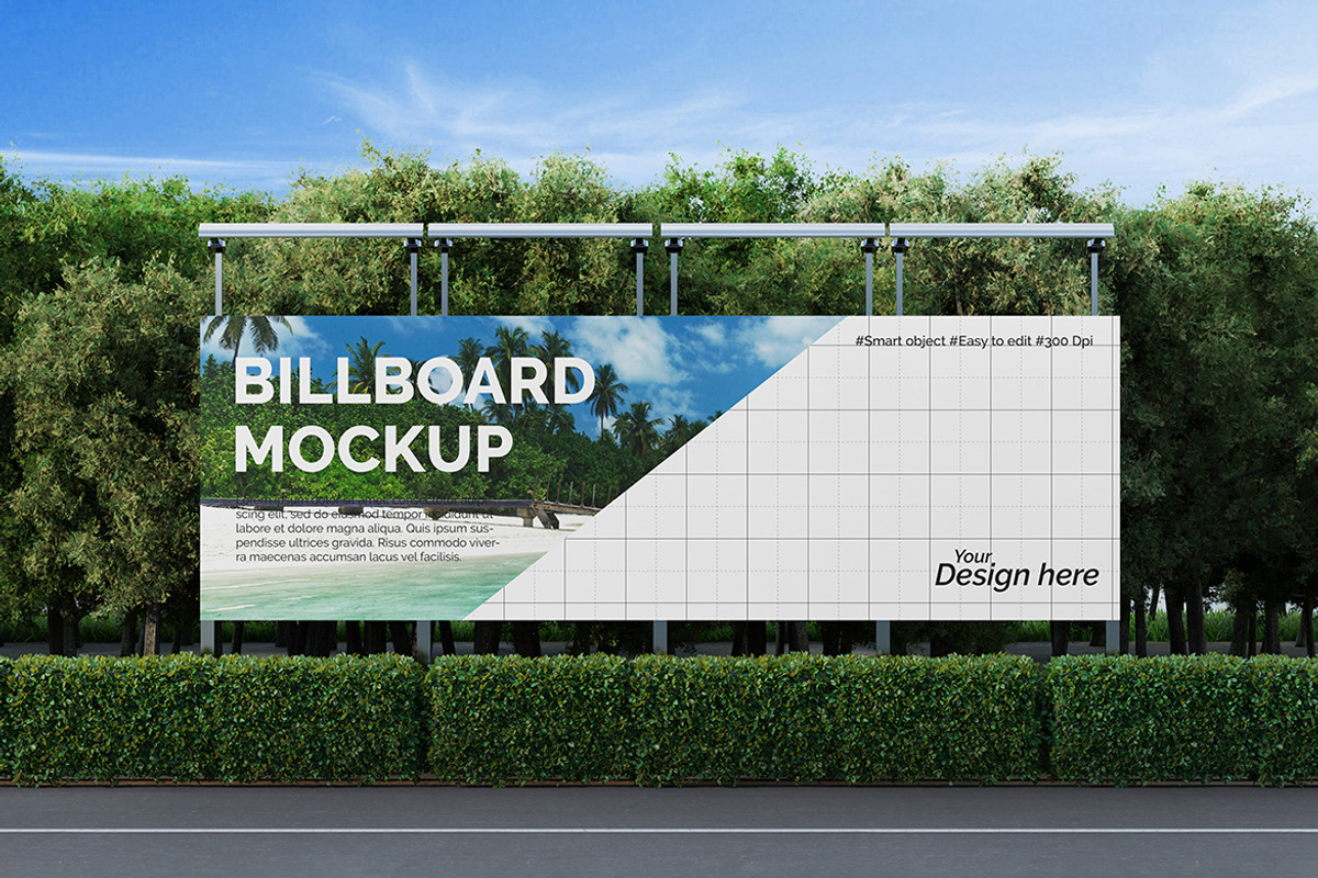 Street Billboard Mockup, an Advertising Mockup by Artlogs (Photo 5 of 5)