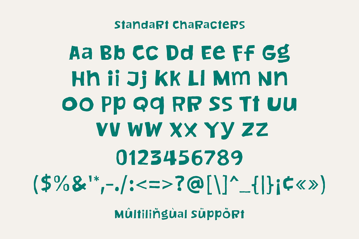 Rugmelt Rugged Messy Display Font, a Sans Serif Font by Heinzel Std (Photo 15 of 15)