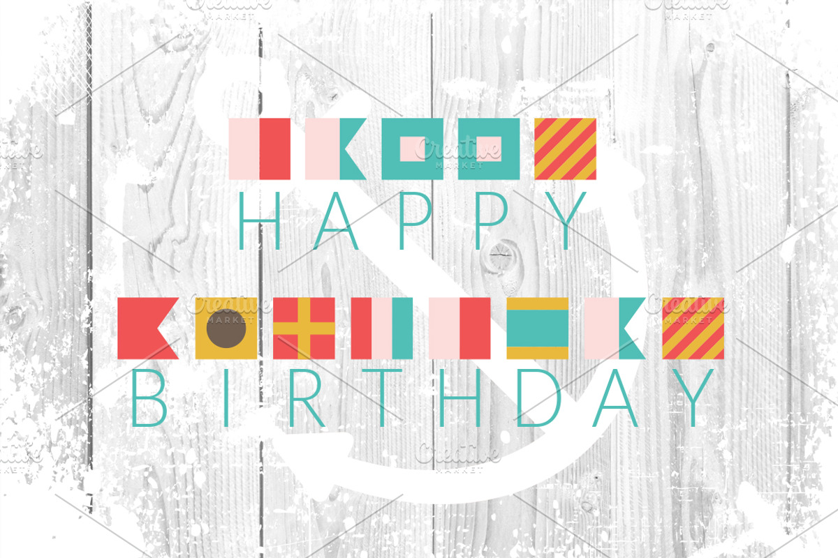Nautical Alphabet Flags preview 2