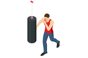 Isometric vector illustration of an, a Sport Illustration by Golden Sikorka