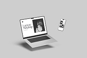 Laptop and Phone Mockup, an iPhone Mockup by Graphiculon (Thumbnail 3 of 11)