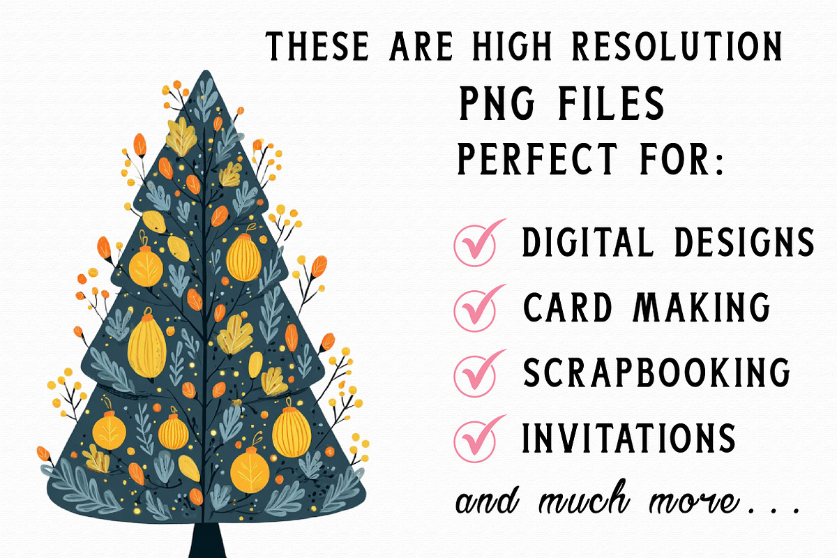 Christmas Tree Clipart, an Illustration by Libby Wishes (Photo 6 of 7)