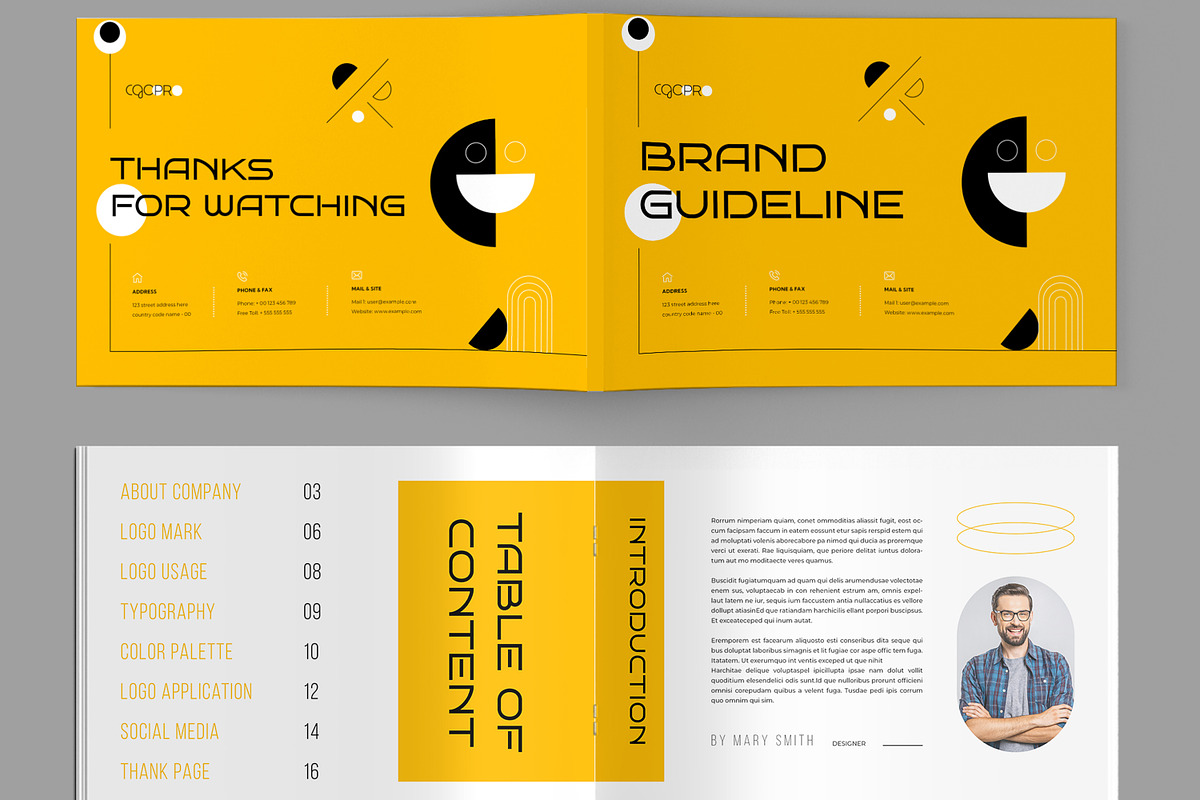 Brand Guidelines Template, a Brochure Template by MightyDesign (Photo 2 of 9)