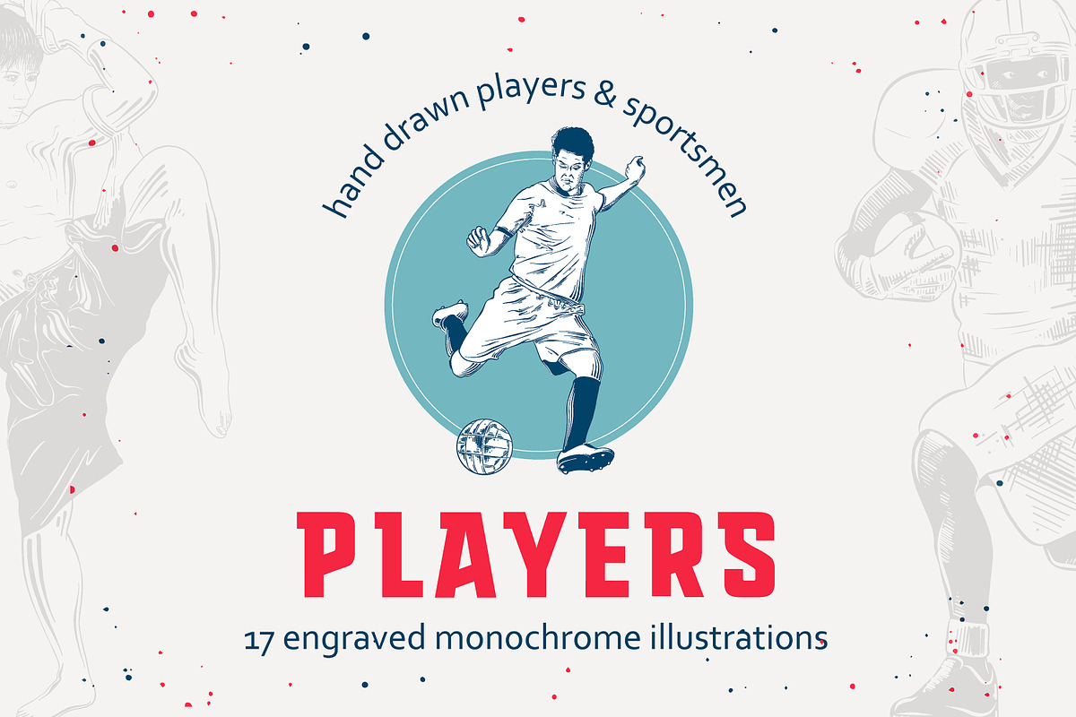 Players and spotsmen sketches, a Person Illustration by Akimo Mia (Photo 1 of 4)