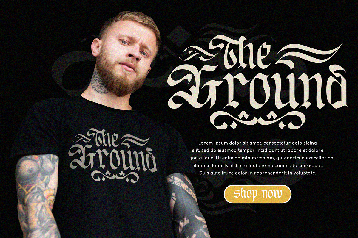 Kingslayer, a Blackletter Font by shineink.designlab (Photo 2 of 7)