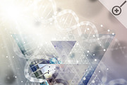Bundle of 6 science backgrounds, a Healthcare Illustration by VectorShop (Thumbnail 2 of 6)