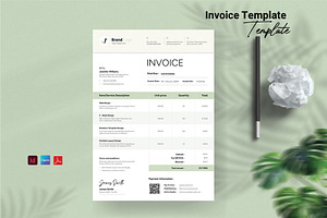 Invoice Template, a Stationery Template by Cleffon_Graphic_Studio