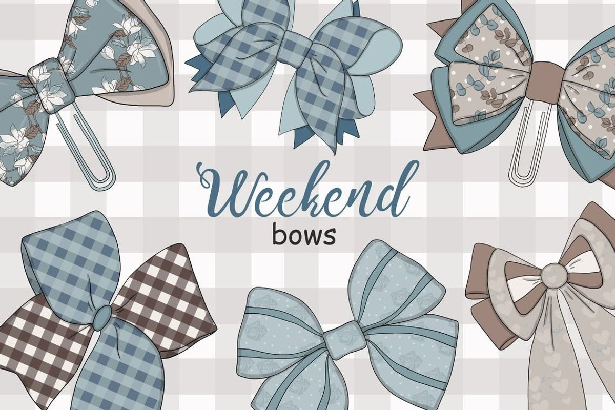 Weekend Bows, an Object Illustration by GlamArtZhanna (Photo 2 of 2)