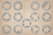 Hand Drawn Wreaths and Frames, an Object Graphic by Mr Vintage (Thumbnail 4 of 4)
