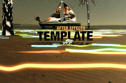 Acid Beach - After Effects Template