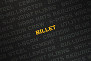 Billet, a Font by VarsityType® (Thumbnail 2 of 6)