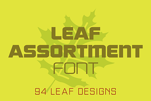 Leaf Assortment Font