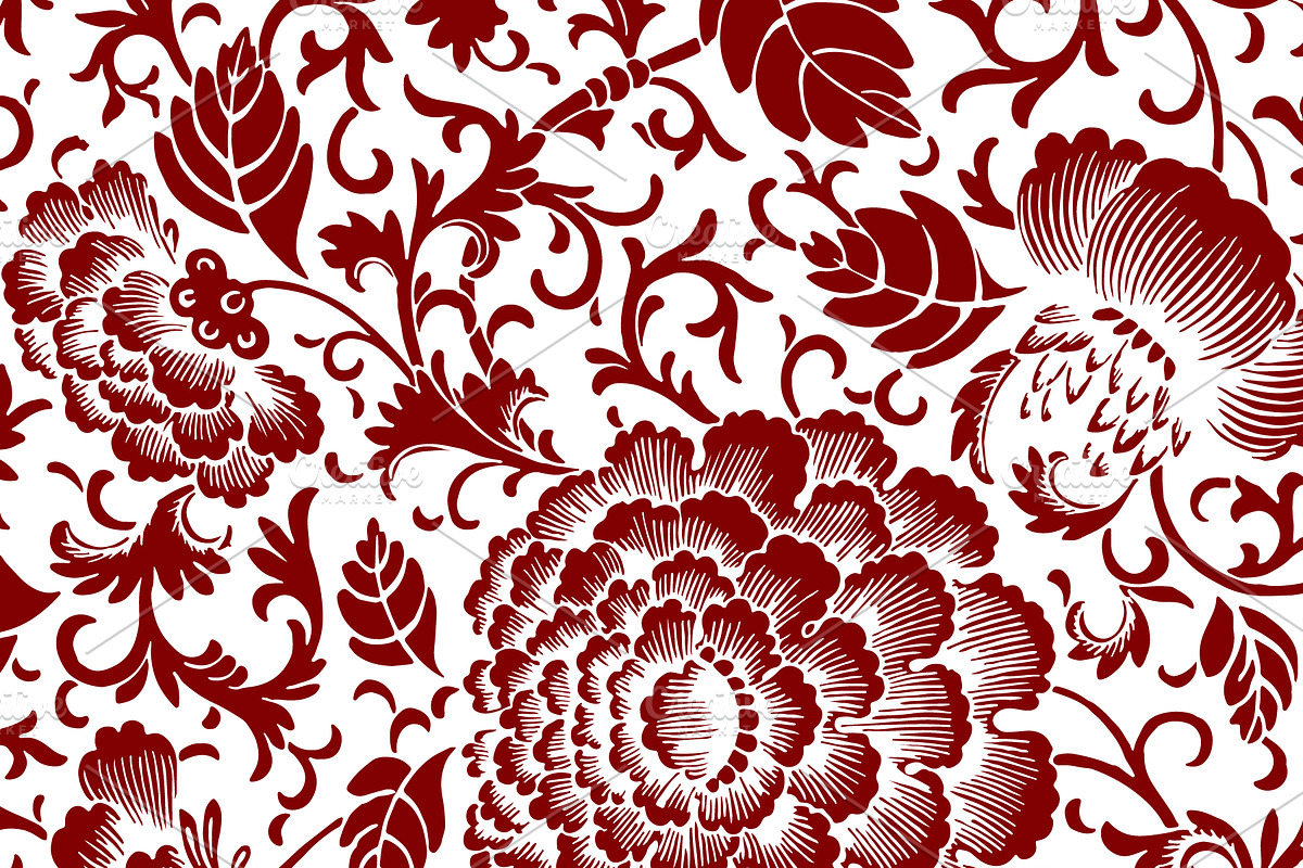 1,440 Floral Patterns in 60 Colors, a Pattern Graphic by Paper Element (Photo 11 of 26)