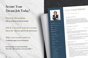 Business Canva Resume Template Pack