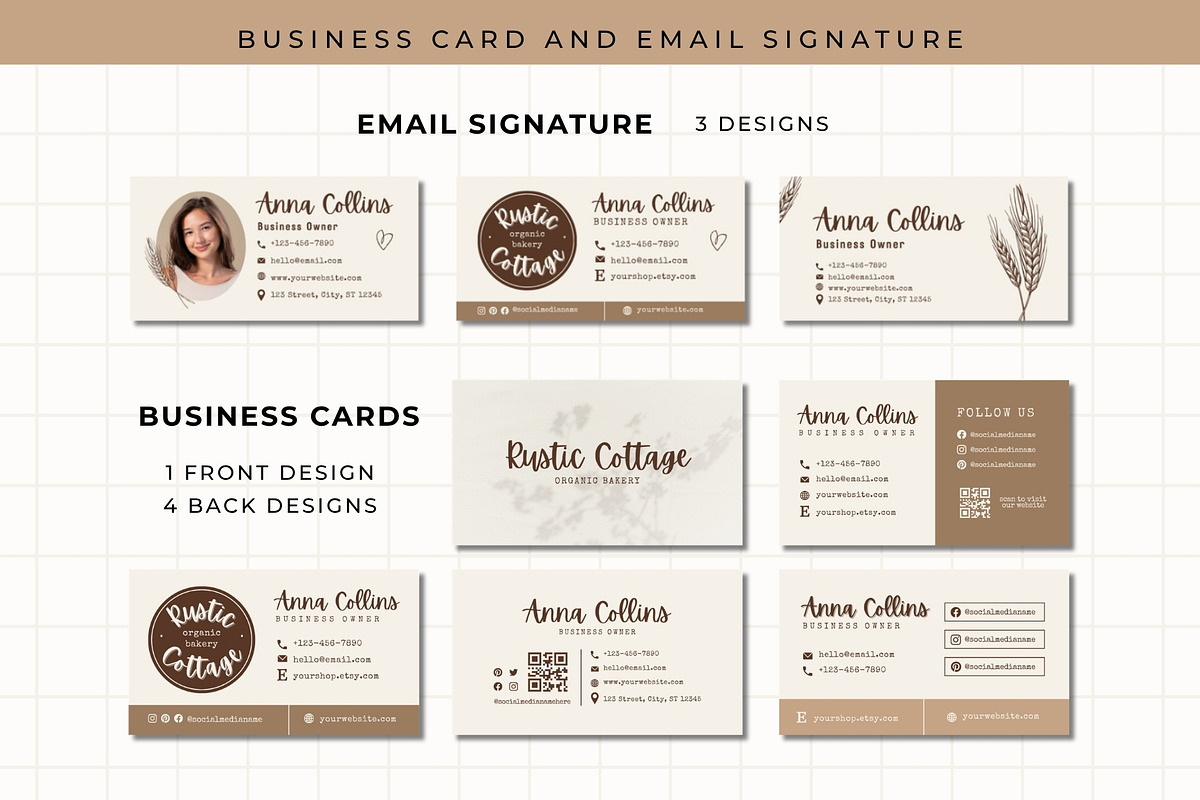 Cozy Branding Kit Canva Template, a Branding & Logo Template by Anna Design Studio (Photo 4 of 9)