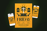 Yellow Vintage Good Friday Flyer, a Flyer Template by The Good Store (Thumbnail 1 of 2)