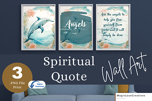 Spiritual Positive Quote Print Wall