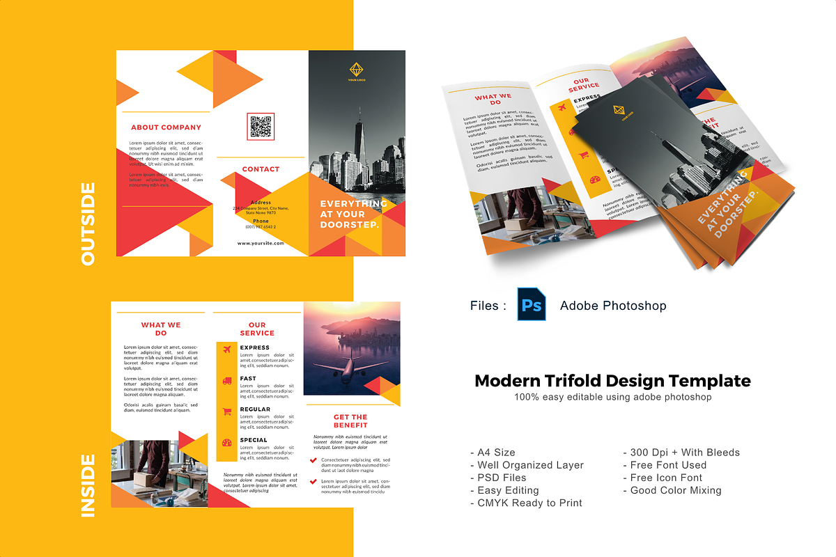 SALE | 36 BUNDLE TRIFOLD BROCHURE, a Brochure Template by rivatxfz (Photo 35 of 37)