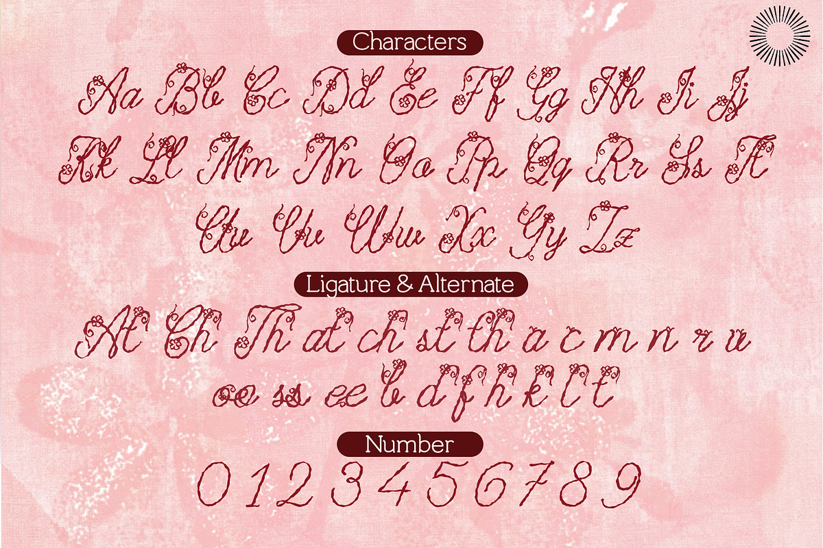 Blossom Reverie - Floral Script