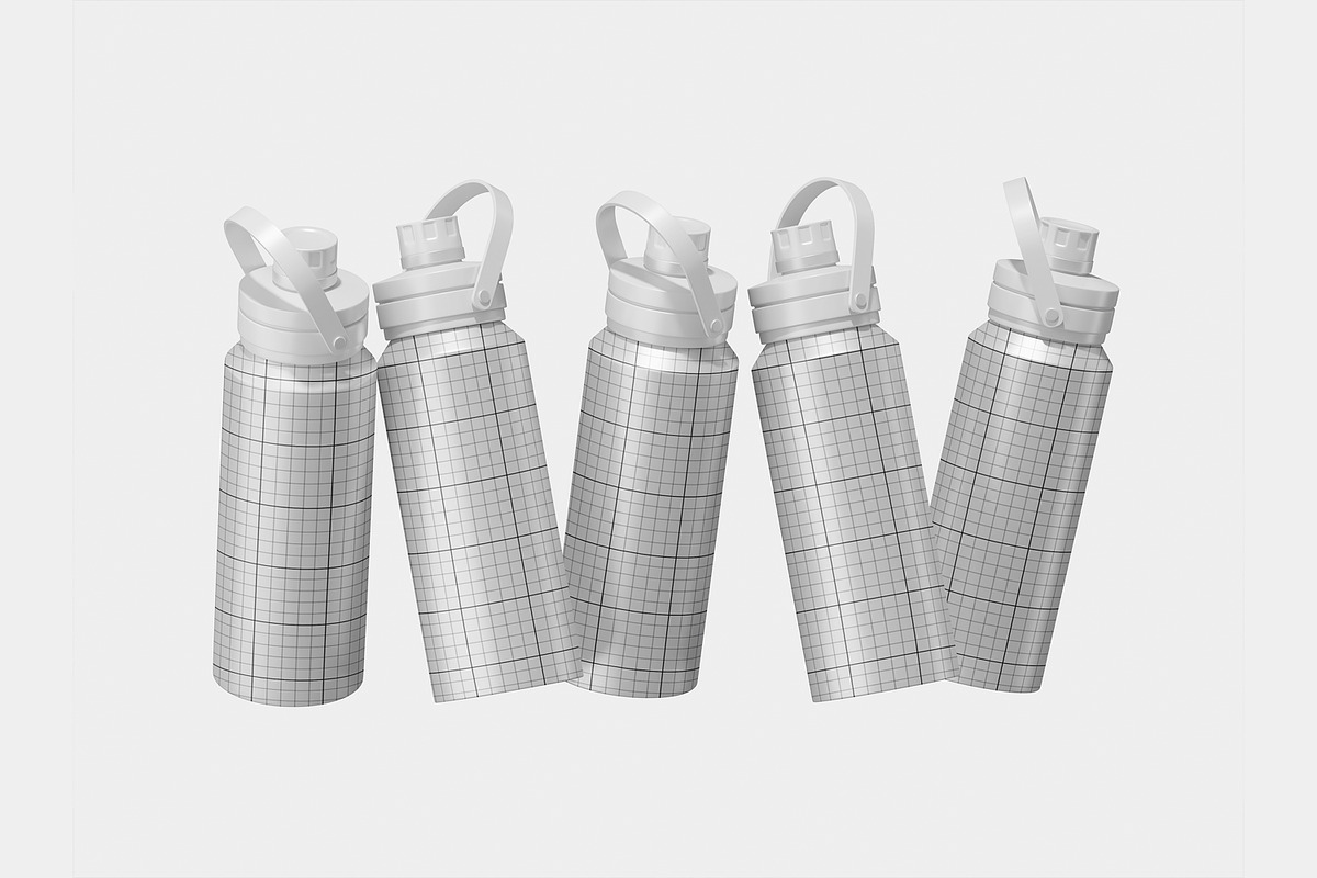 Tumbler Bottle Mockup, a Packaging Mockup by Unerispace (Photo 2 of 3)