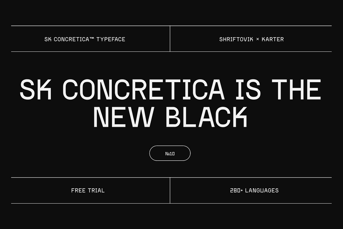 SK Concretica — Modern Grotesk, a Sans Serif Font by Shriftovik Type Foundry (Photo 2 of 21)