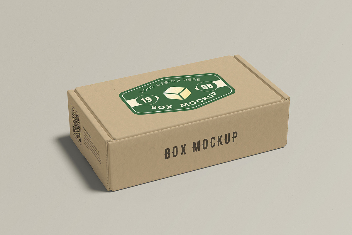 Box Mockup, a Cups & Container Mockup by graphictime (Photo 1 of 15)