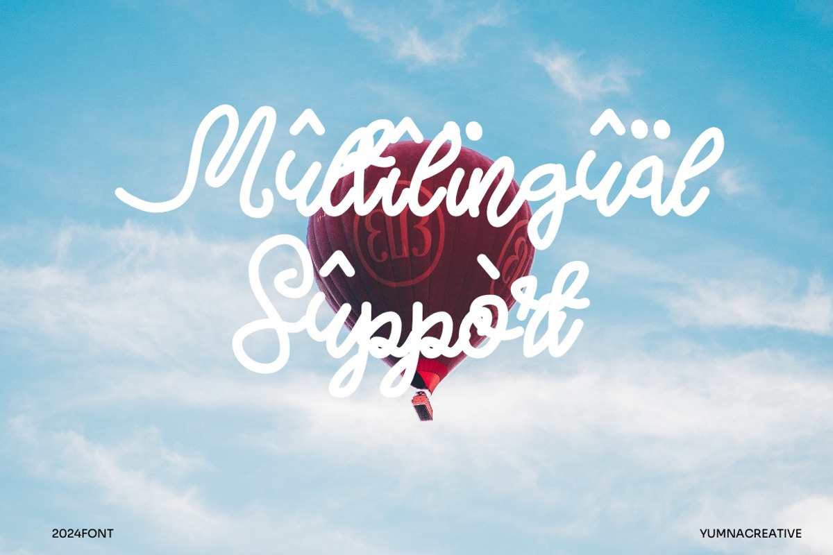 Nieckos - Monoline Handwritten Font, a Handwritten Font by Dhabee (Photo 3 of 12)