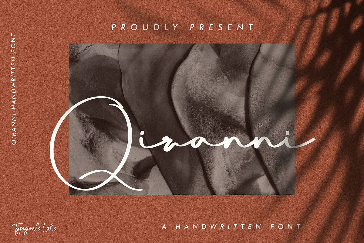 Qiranni, a Script Font by Typegoals Studio (Photo 1 of 9)