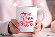 Faux Yarn Love like Jesus Png, an Illustration by Craft Nest (Thumbnail 3 of 4)
