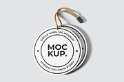 Circle Hang Tag Mockup, a Product Mockup by Rizky Audymas (Thumbnail 3 of 8)