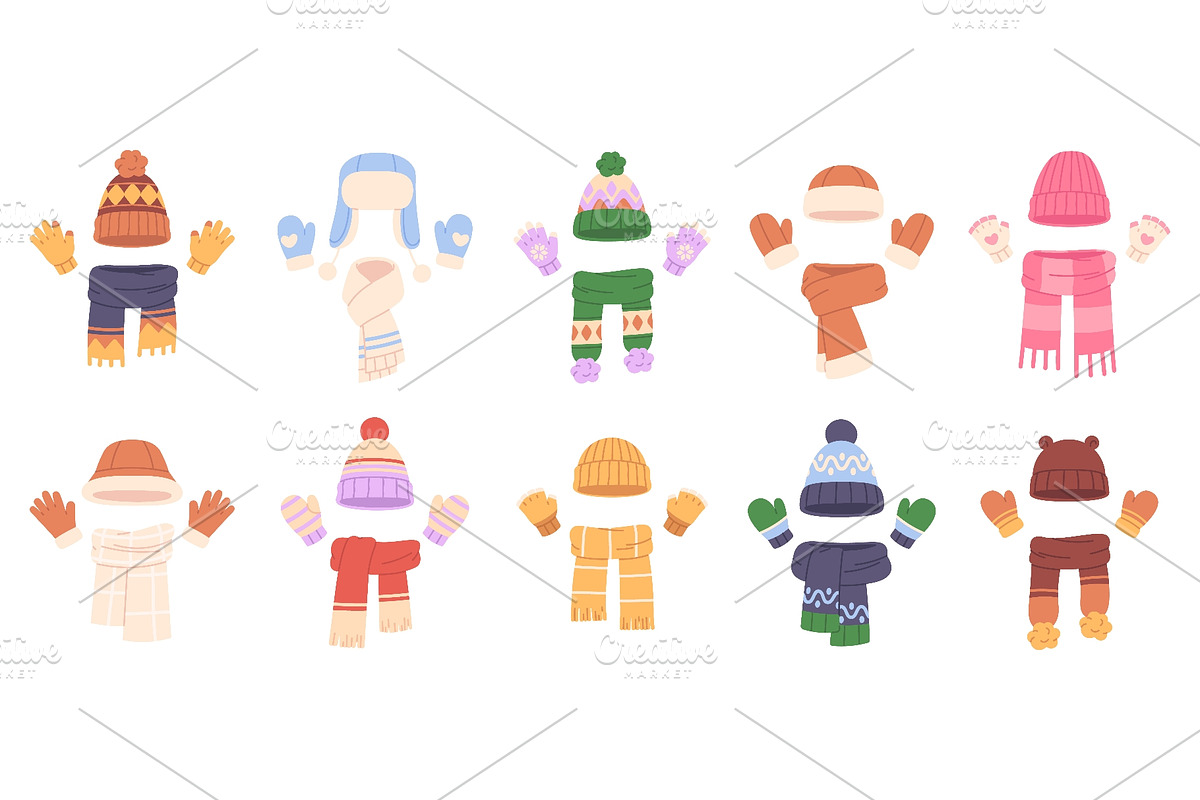 Winter cozy accessories. Stylish, an Object Illustration by LadadikArt (Photo 1 of 3)