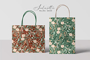 Festive Christmas Botanical Pattern, a Pattern Graphic by SirenaArt (Thumbnail 10 of 15)
