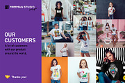 111 Kids T-Shirt Mock-Up Set, a Shirt Mockup by Freeman Studio (Thumbnail 20 of 24)