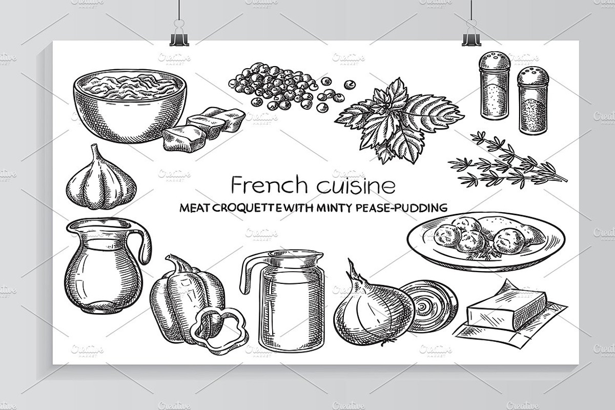 French cusine., a Food Illustration by © Fisher Photostudio (Photo 6 of 7)