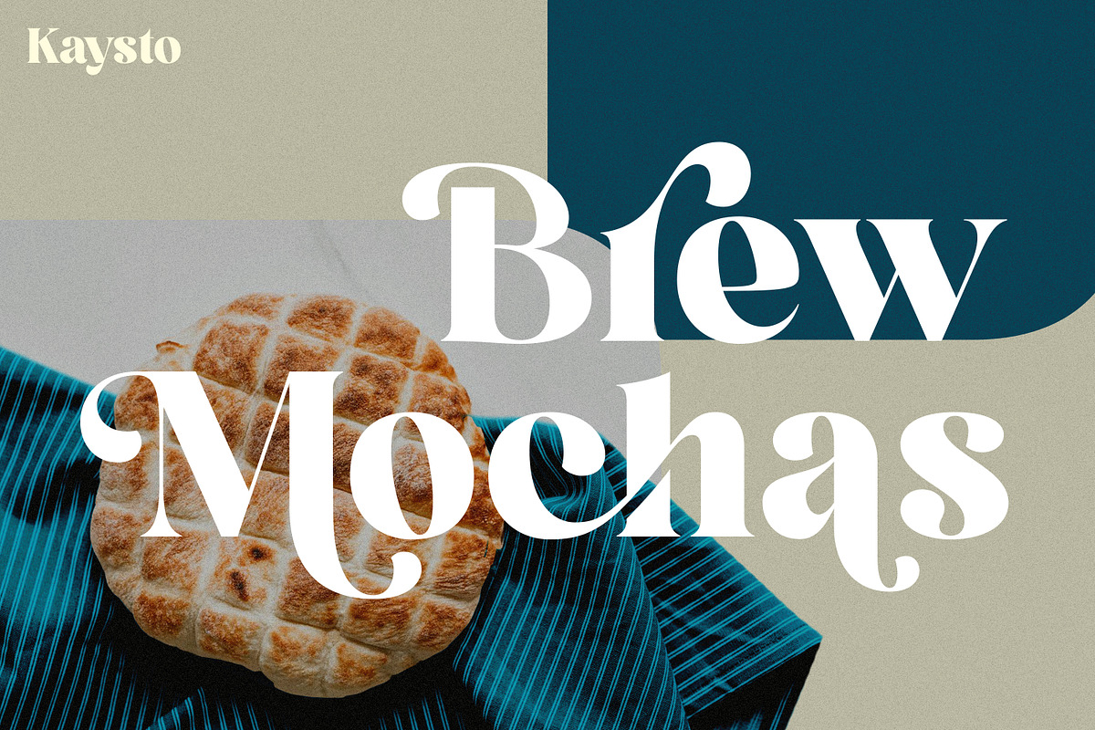 Kaysto - Serif Display Font, a Serif Font by Ekahermawan (Photo 6 of 15)