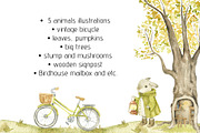 Autumn Fairytale clipart, an Animal Illustration by Eves_Aquadreams (Thumbnail 2 of 9)