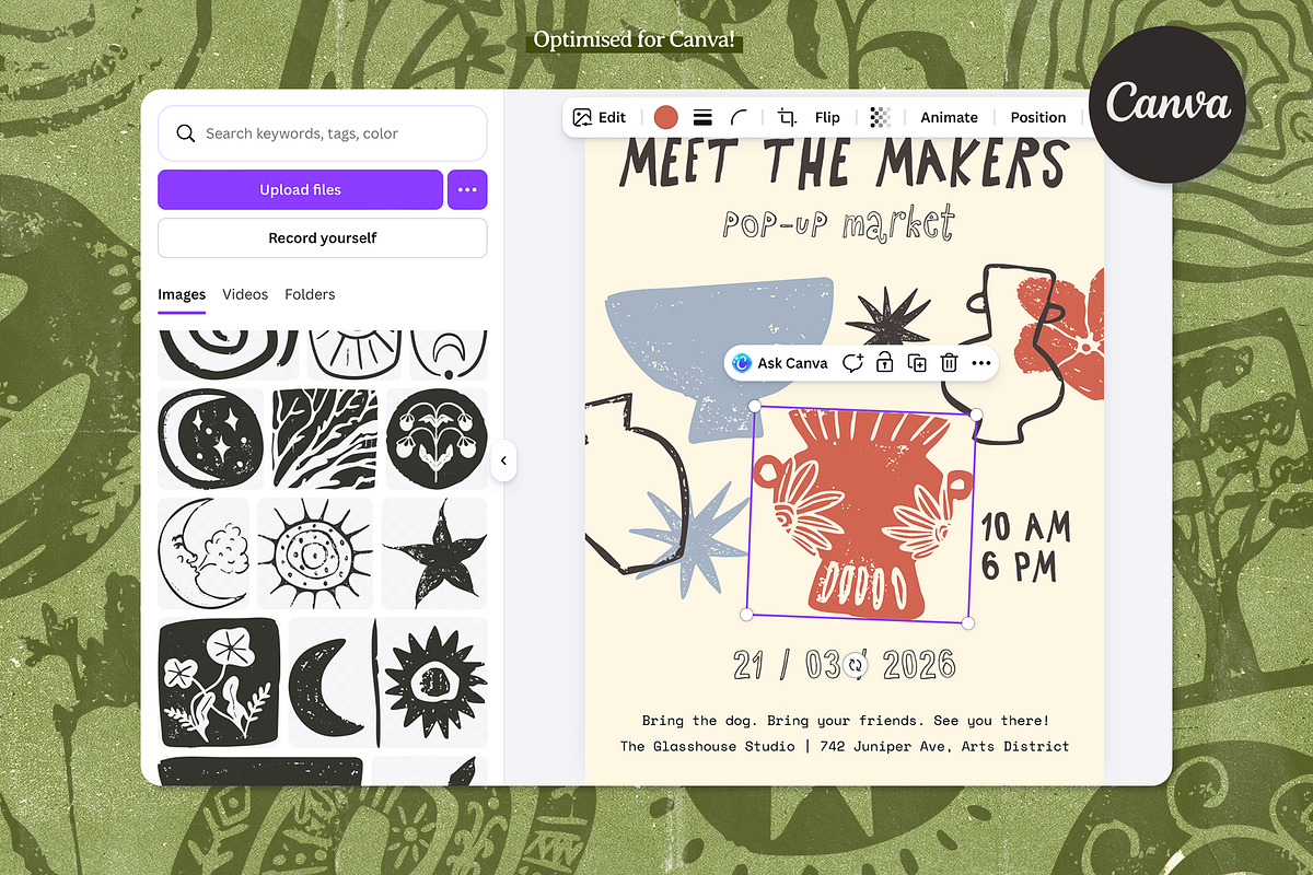 Mystic & Organic Vector Graphic Kit, an Object Illustration by Valerie (Photo 8 of 9)