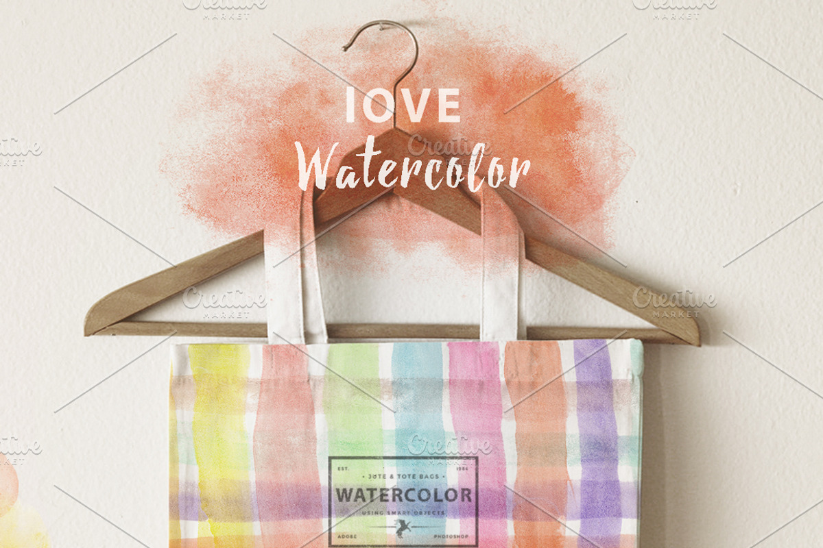Rainbow watercolor seamless pattern, a Pattern Graphic by antuanetto (Photo 8 of 9)