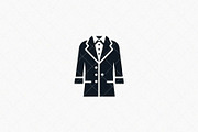Formal Coat Icon, an Object Illustration by Vectorium Studio (Thumbnail 2 of 3)