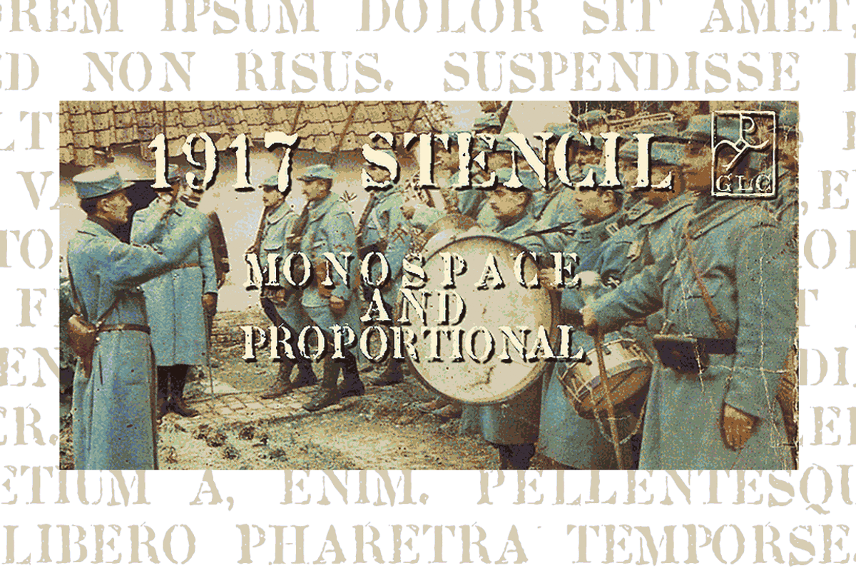 1917 Stencil Set