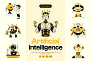 Animated Artificial Intelligence, a Solid Icon by Vectors Market (Thumbnail 1 of 5)