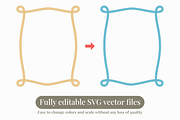 Rope Frame Label SVG PNG Bundle, a Decorative Illustration by Kusumaillustration (Thumbnail 3 of 15)