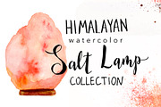 Watercolor Salt Lamp Collection, a Food Illustration by Maria Zebroff (Thumbnail 1 of 7)