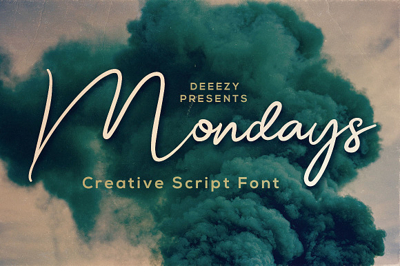 Mondays Script Font preview 8