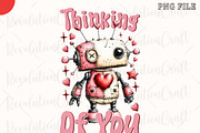 Funny Valentines Day Voodoo Doll Png, an Illustration by OK Design (Thumbnail 1 of 6)