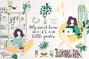 My Sweet Home and Little Garden, a Decorative Illustration by Ann Art Houze (Thumbnail 1 of 7)