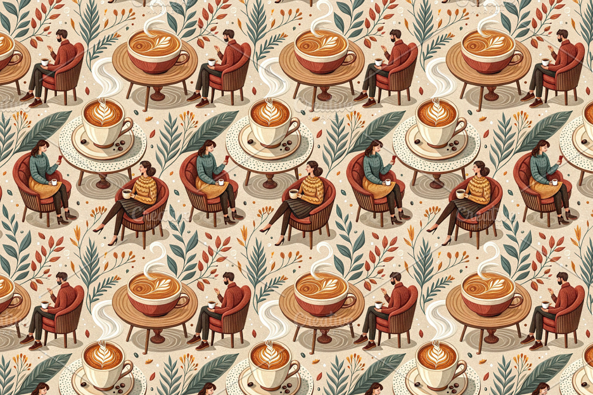 Morning Ritual, a Pattern Graphic by Designs by Helen Trupak (Photo 9 of 11)