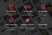 Sushi Restaurant App Mobile UI Kits, an UI Kit Template by Artmeesri (Thumbnail 8 of 8)