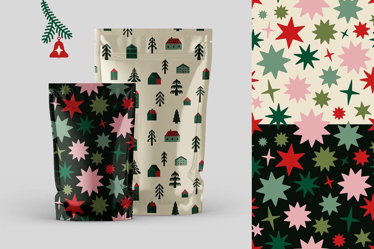 Christmas vector. Patterns, graphic, an Object Graphic by anna khramtsova (Photo 7 of 20)