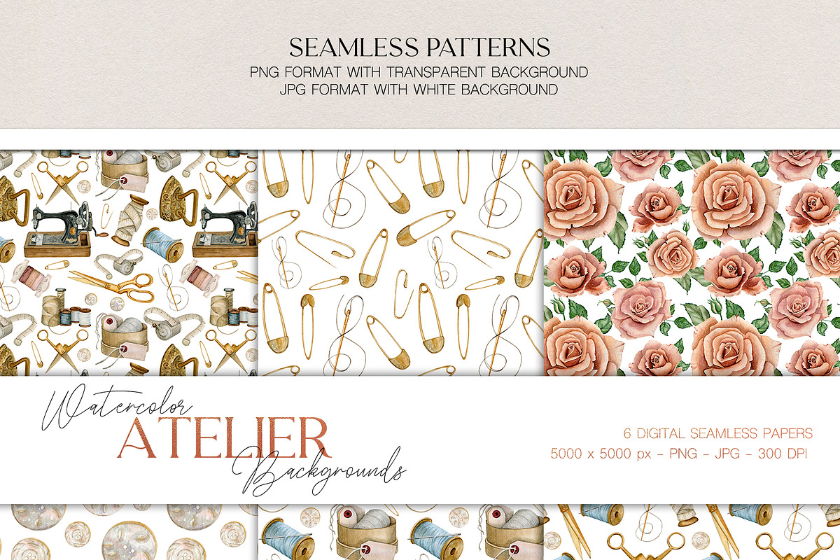 Atelier - sewing kit, a Decorative Illustration by CrystalinaShop (Photo 4 of 4)